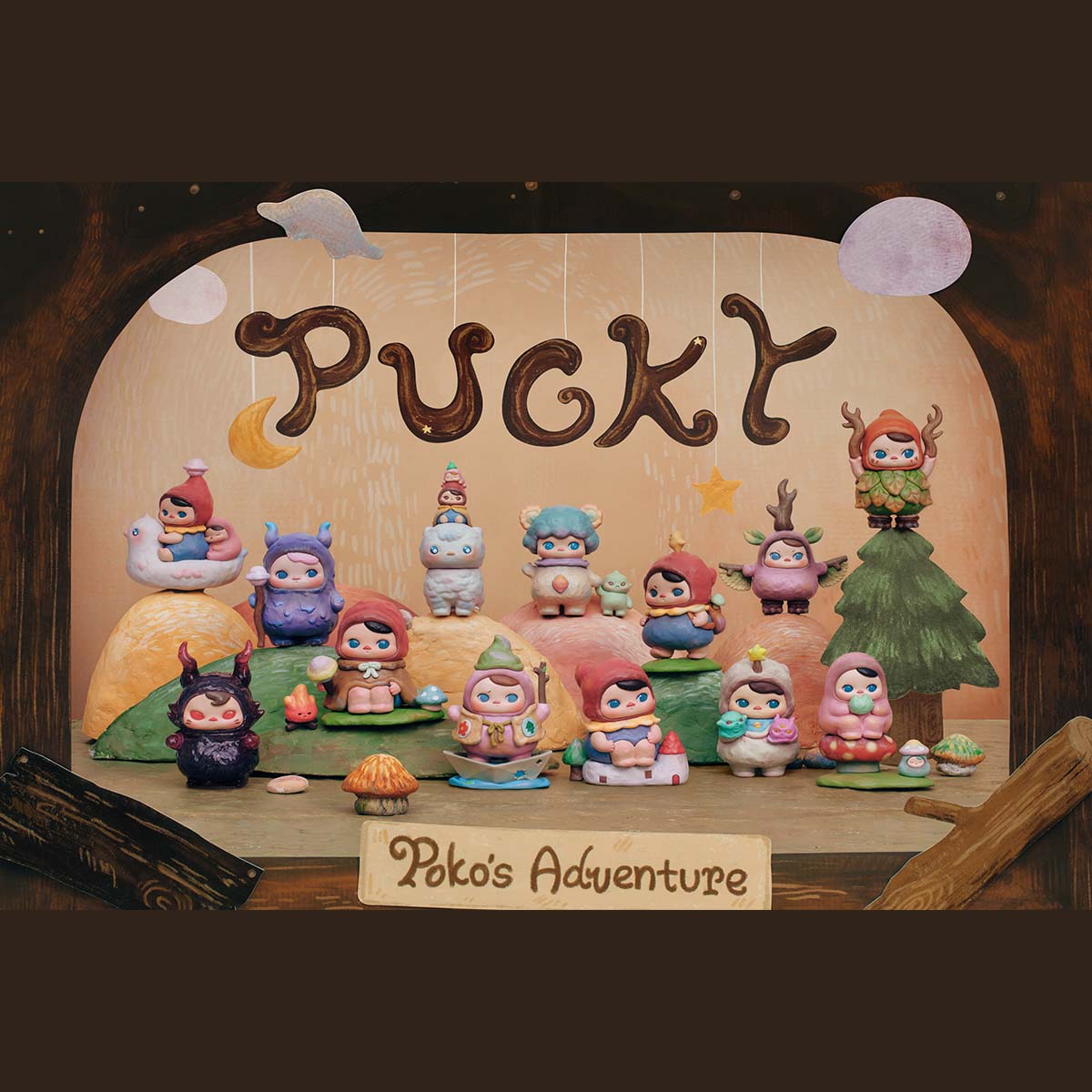POP MART PUCKY Poko's Adventure Series Figures [1 Blind Box] - Fugitive Toys