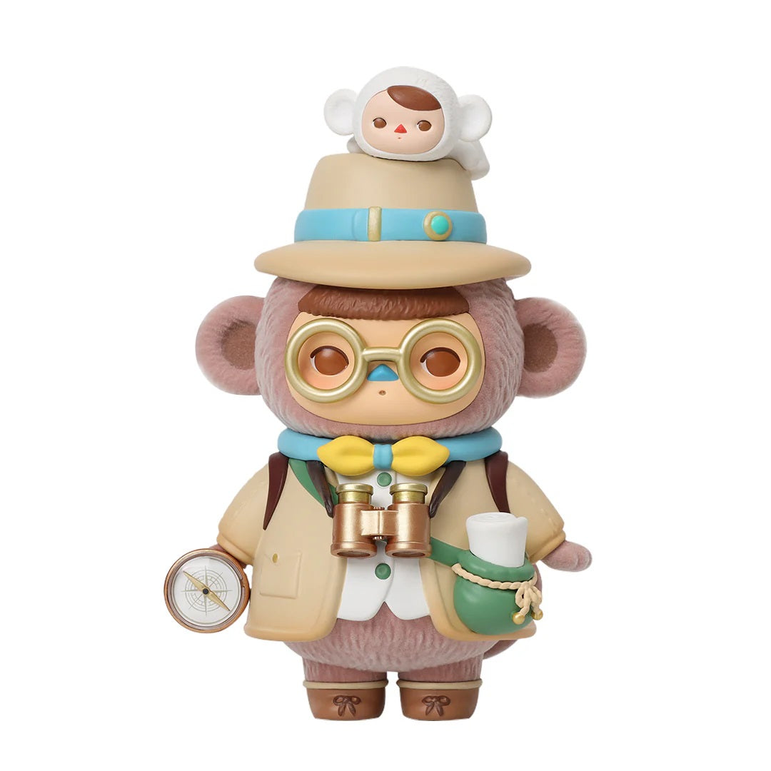 POP MART Pucky Monkey Archeologist Baby Figurine - Fugitive Toys