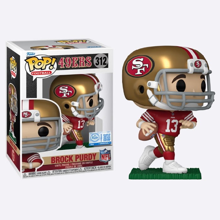 NFL Pop! Vinyl Figure Brock Purdy (Fugitive Toys Exclusive) [49ers] [312] - Fugitive Toys