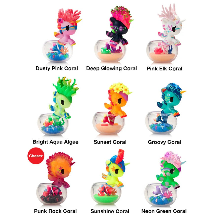 Tokidoki Neon Reef Mermicorno [1 Blind Box] - Fugitive Toys
