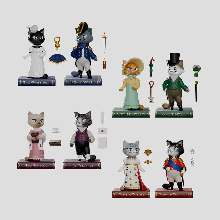 Kaleidos Creative Presents Regency Cats [1 Blind Box] - Fugitive Toys