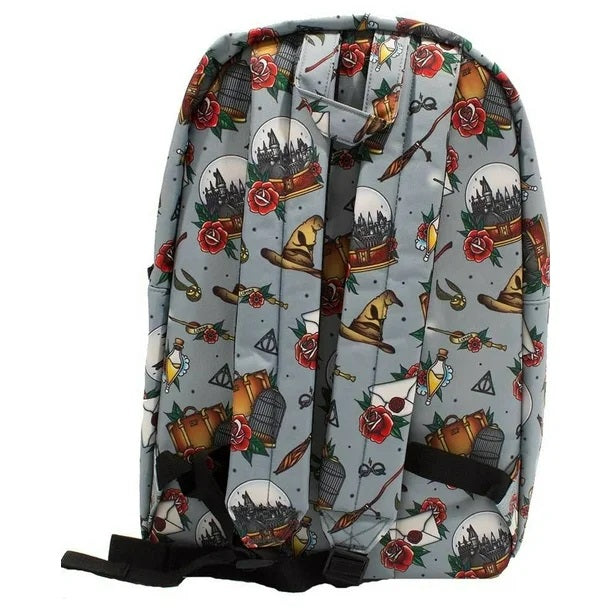 Loungefly x Harry Potter Relics Tattoo All Over Print Backpack - Fugitive Toys