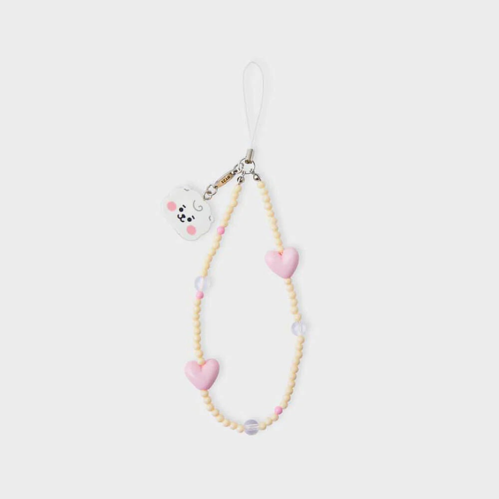 BT21 BABY Phone Bead Strap Keyring - RJ - Fugitive Toys
