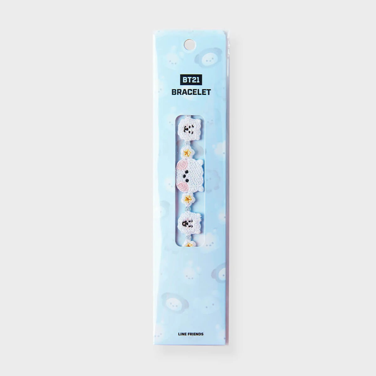 BT21 BIG & TINY Edition Embroidery Patch Bracelet - RJ - Fugitive Toys