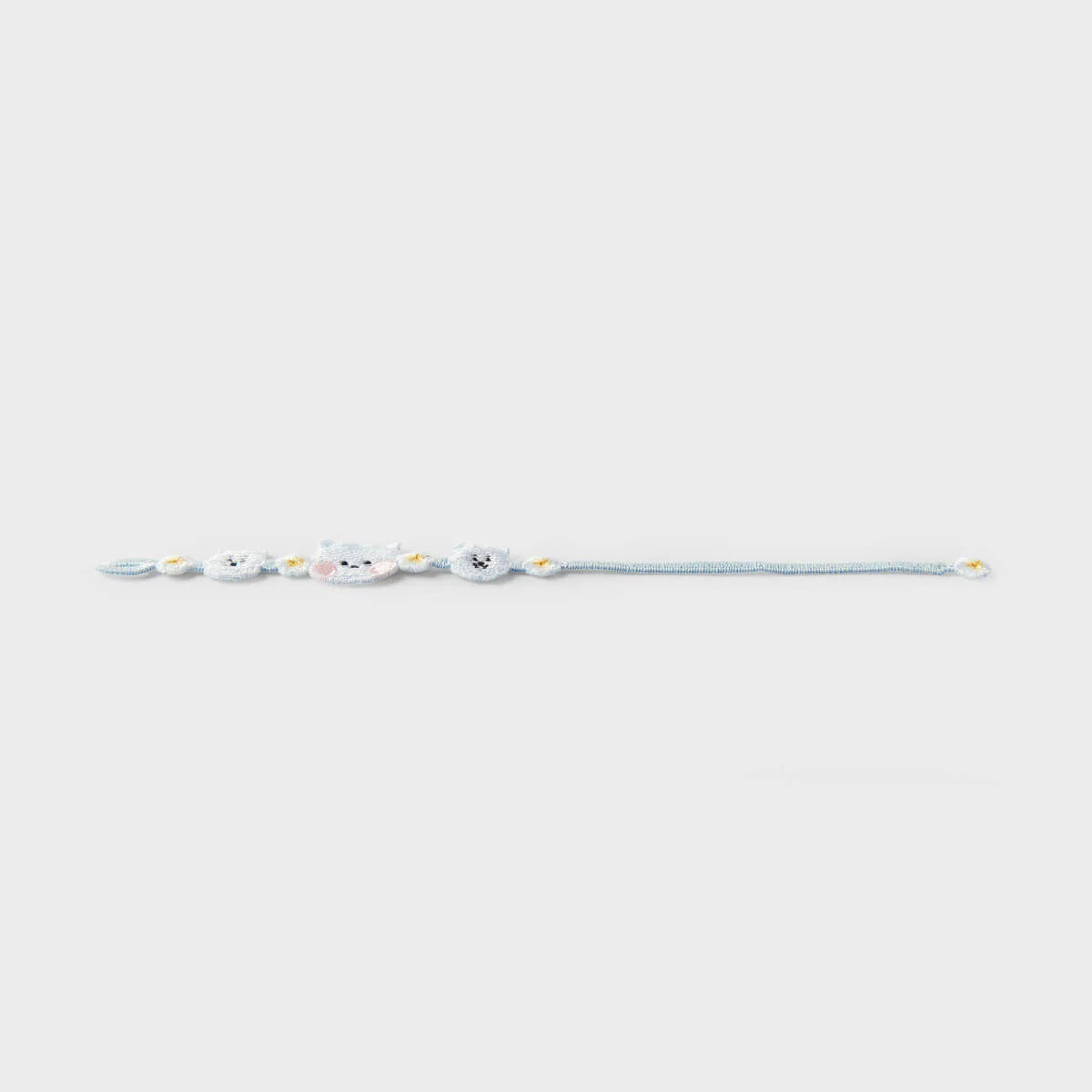 BT21 BIG & TINY Edition Embroidery Patch Bracelet - RJ - Fugitive Toys