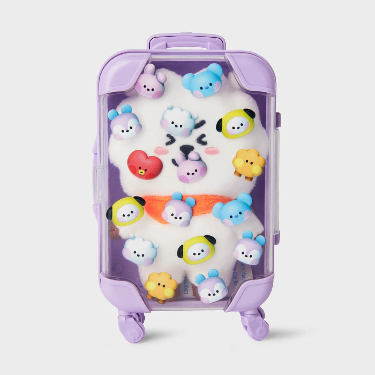 BT21 Mini BIG & TINY Edition Luggage Plush Doll - RJ - Fugitive Toys