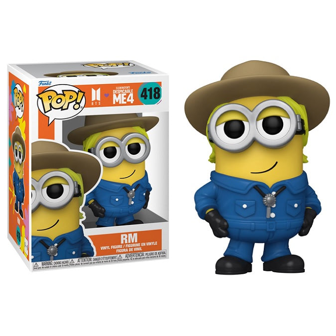 BTS x Despicable Me 4 Pop! Vinyl Figure RM [Minion] [418] - Fugitive Toys