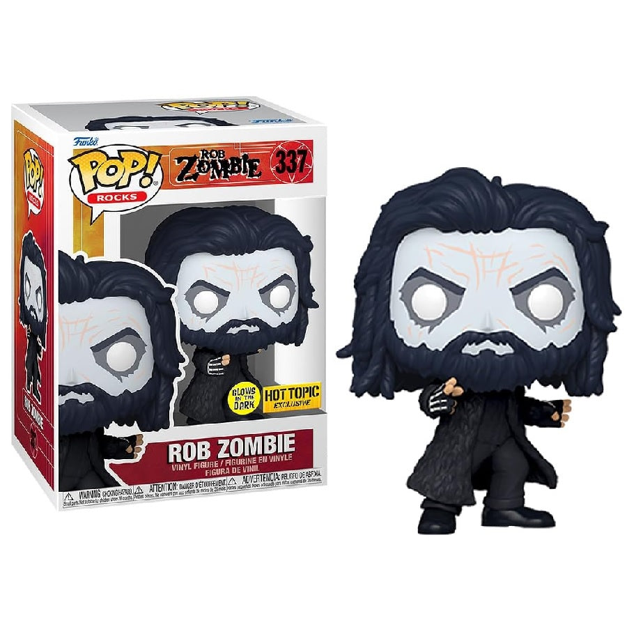 Rocks Pop! Vinyl Figure Rob Zombie [Dragula Glow] [Hot Topic Exclusive] [337] - Fugitive Toys