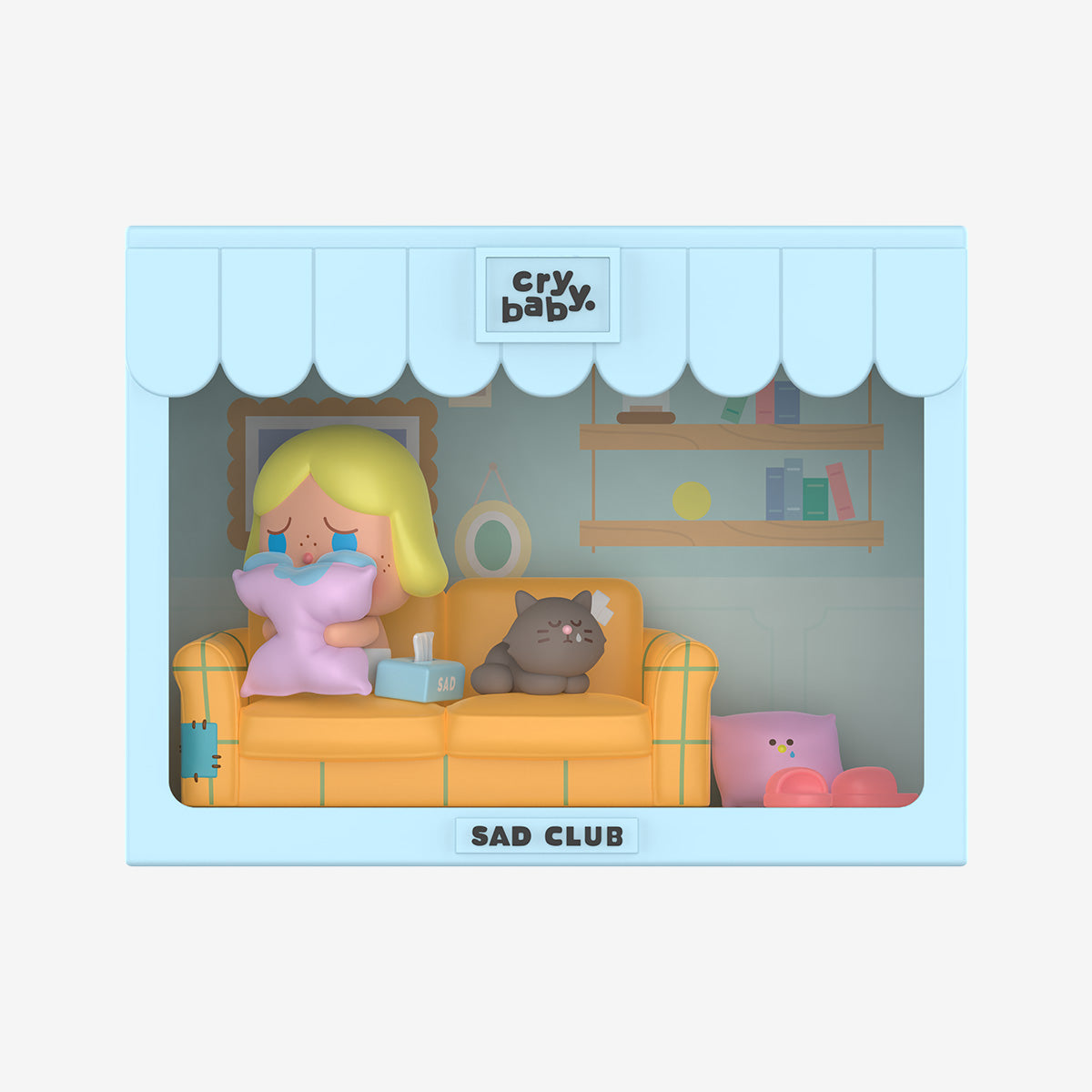 POP MART CRYBABY Sad Club Series Scene Sets [1 Blind Box] - Fugitive Toys