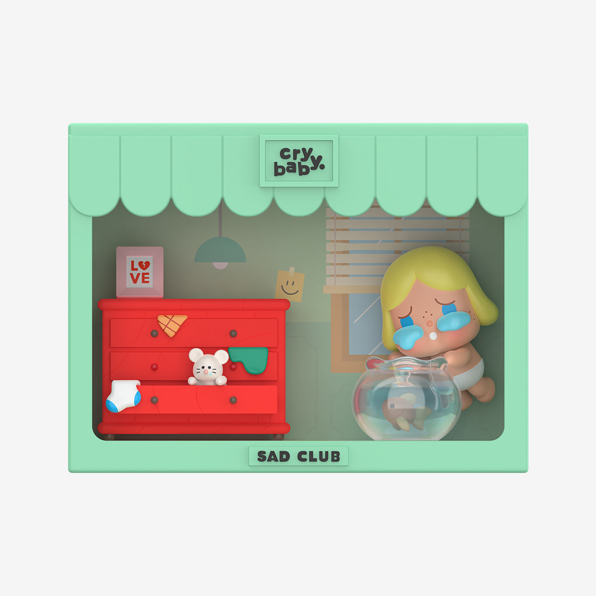 POP MART CRYBABY Sad Club Series Scene Sets [1 Blind Box] - Fugitive Toys