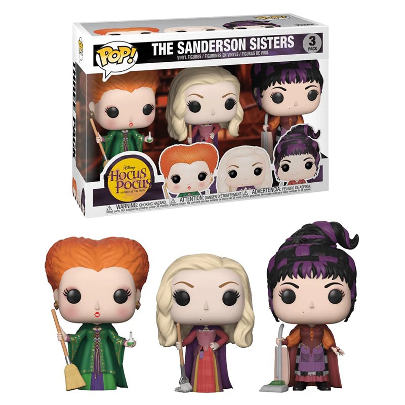 Disney Hocus Pocus Pop! Vinyl Figure The Sanderson Sisters [3-Pack] - Fugitive Toys