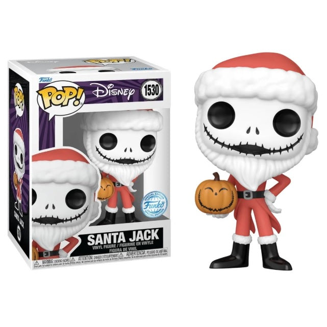 Disney The Nightmare Before Christmas Pop! Vinyl Figure Santa Jack with Pumpkin [Special Edition] [1530] - Fugitive Toys
