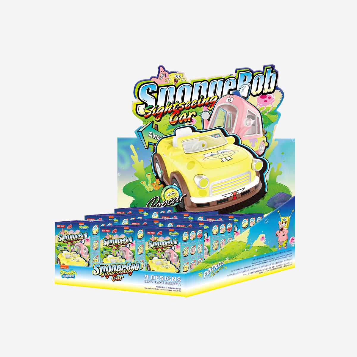 POP MART SpongeBob Sightseeing Car Series Vehicles [1 Blind Box] - Fugitive Toys