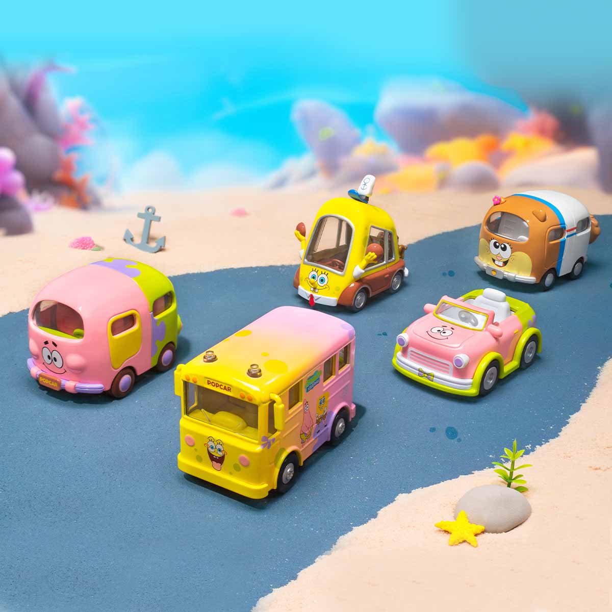 POP MART SpongeBob Sightseeing Car Series Vehicles [1 Blind Box] - Fugitive Toys