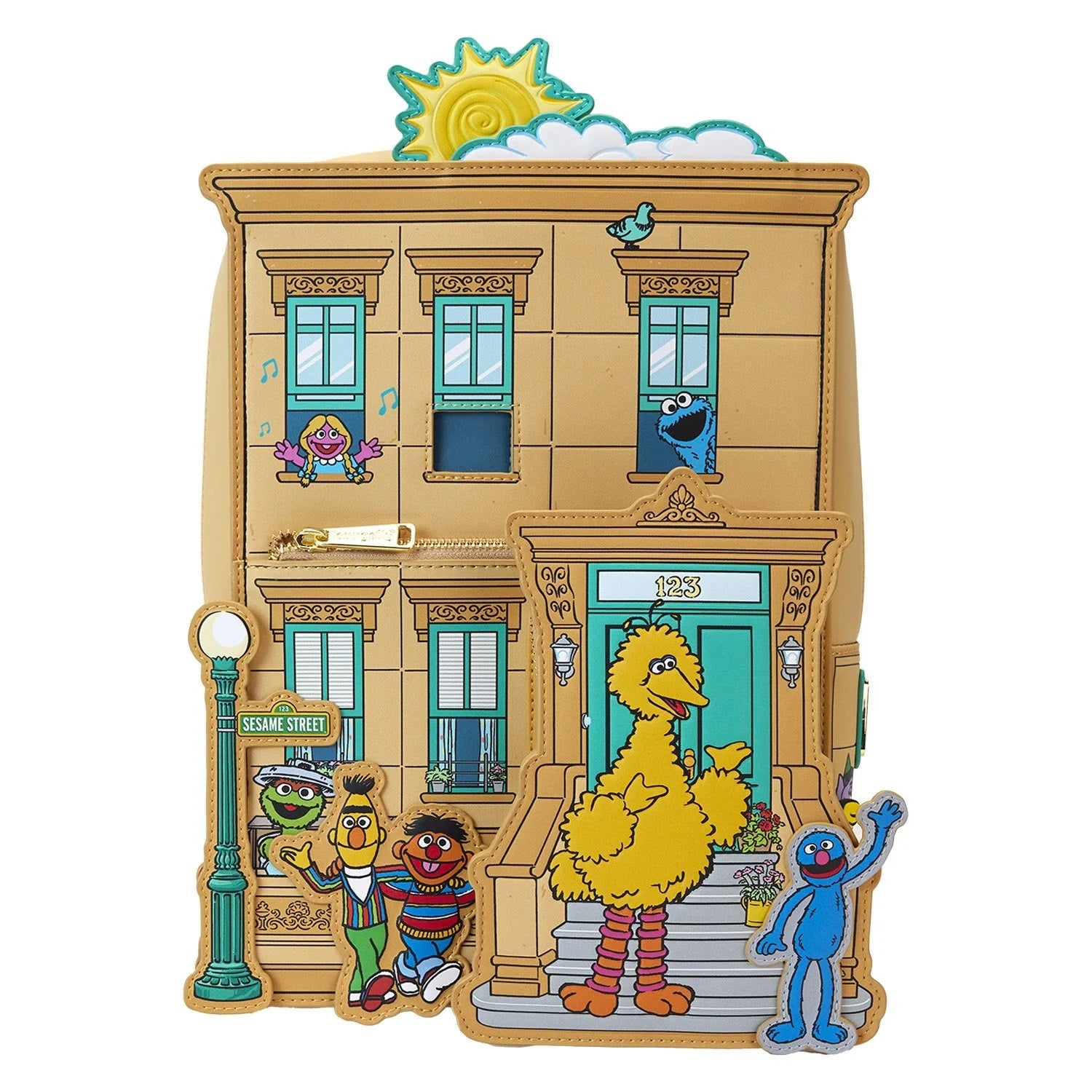 Loungefly x Sesame Street Neighborhood Friends Mini Backpack - Fugitive Toys