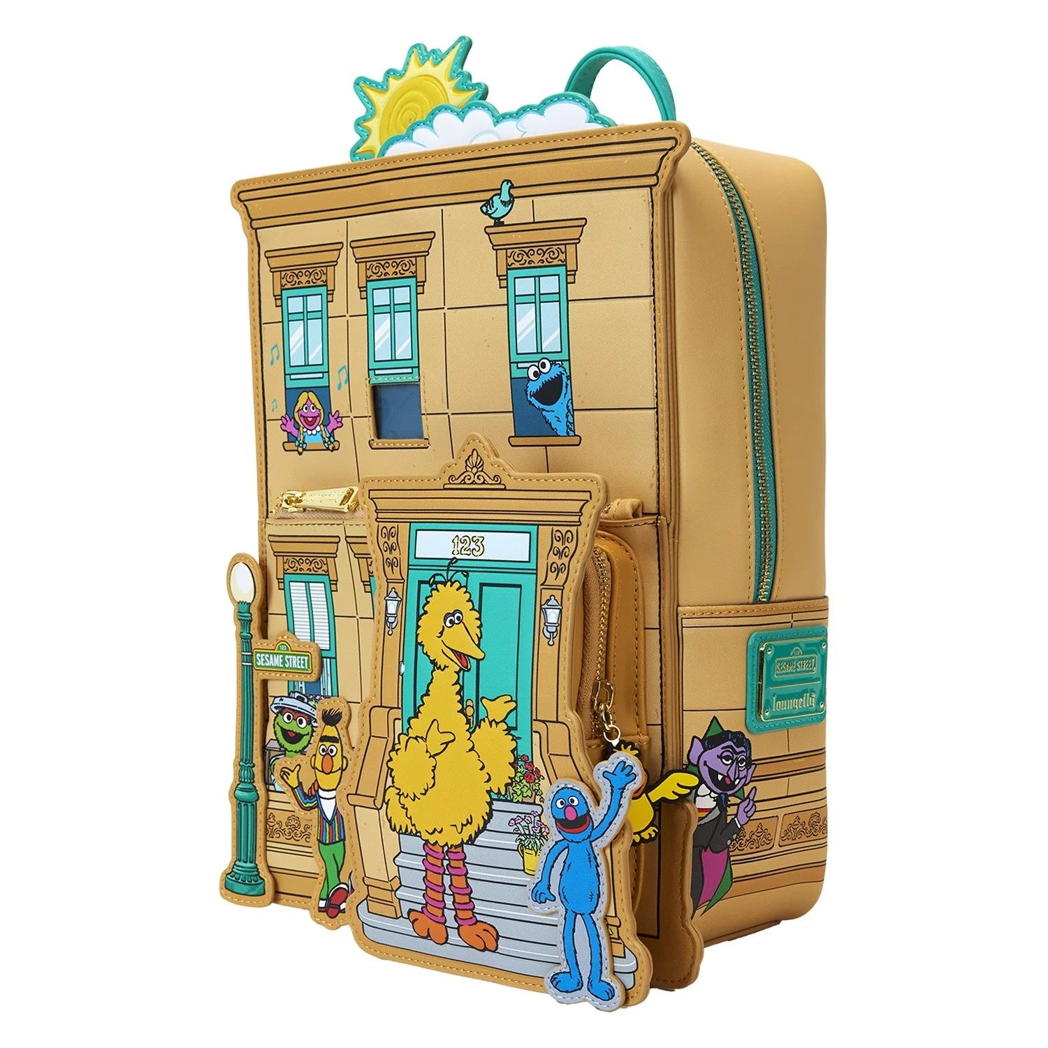 Loungefly x Sesame Street Neighborhood Friends Mini Backpack - Fugitive Toys