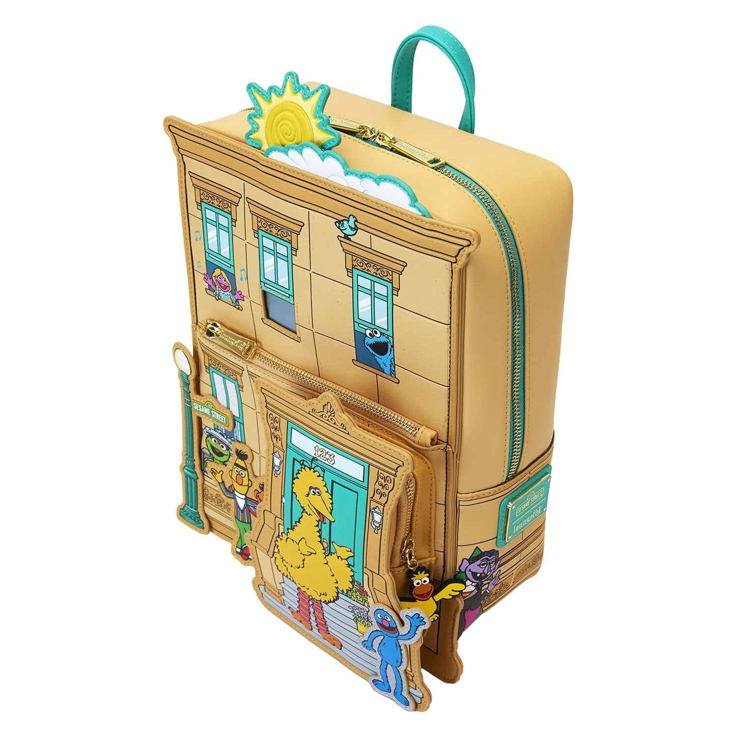 Loungefly x Sesame Street Neighborhood Friends Mini Backpack - Fugitive Toys