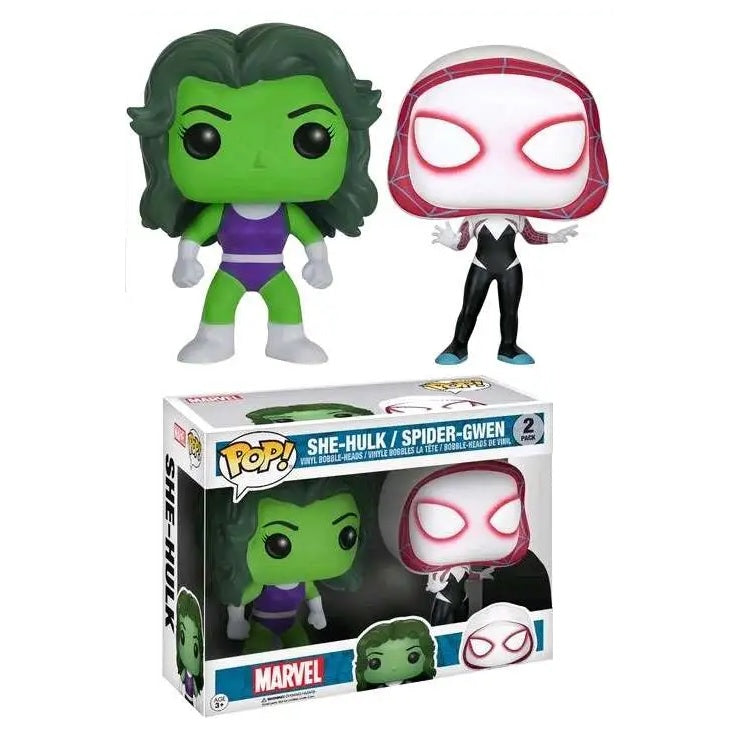 Marvel Pop! Vinyl Figure She-Hulk & Spider-Gwen [BN Exclusive] [2-Pack] - Fugitive Toys