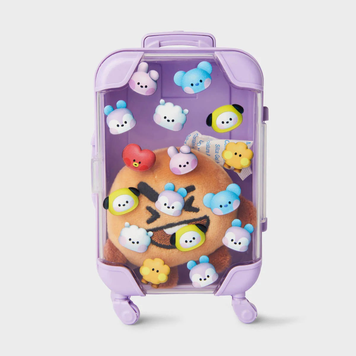 BT21 Mini BIG & TINY Edition Luggage Plush Doll - Shooky - Fugitive Toys