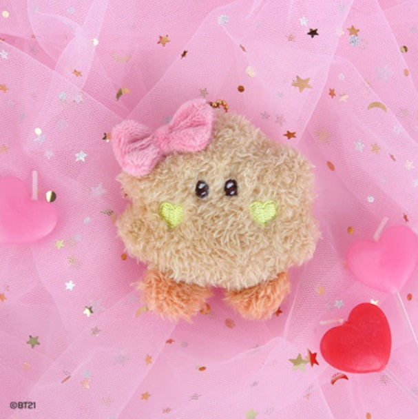 BT21 Lovely Plush Keyring - Shooky - Fugitive Toys