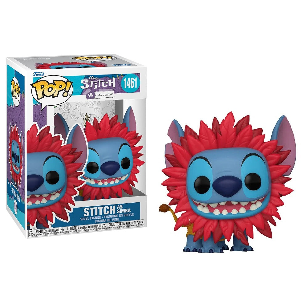 Disney Stitch in Costume Pop! Vinyl Figure Stitch as Simba [1461] - Fugitive Toys