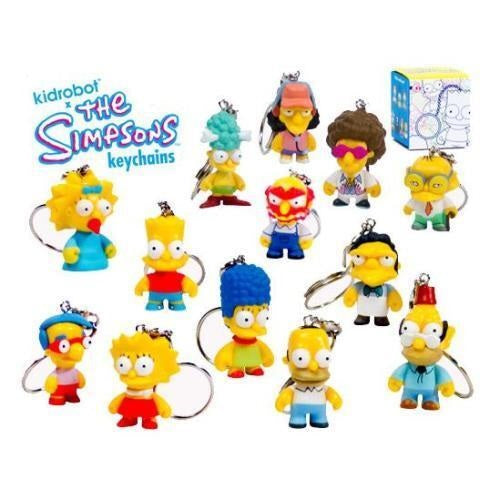 Kidrobot The Simpsons Keychains Series: (1 Blind Box) - Fugitive Toys