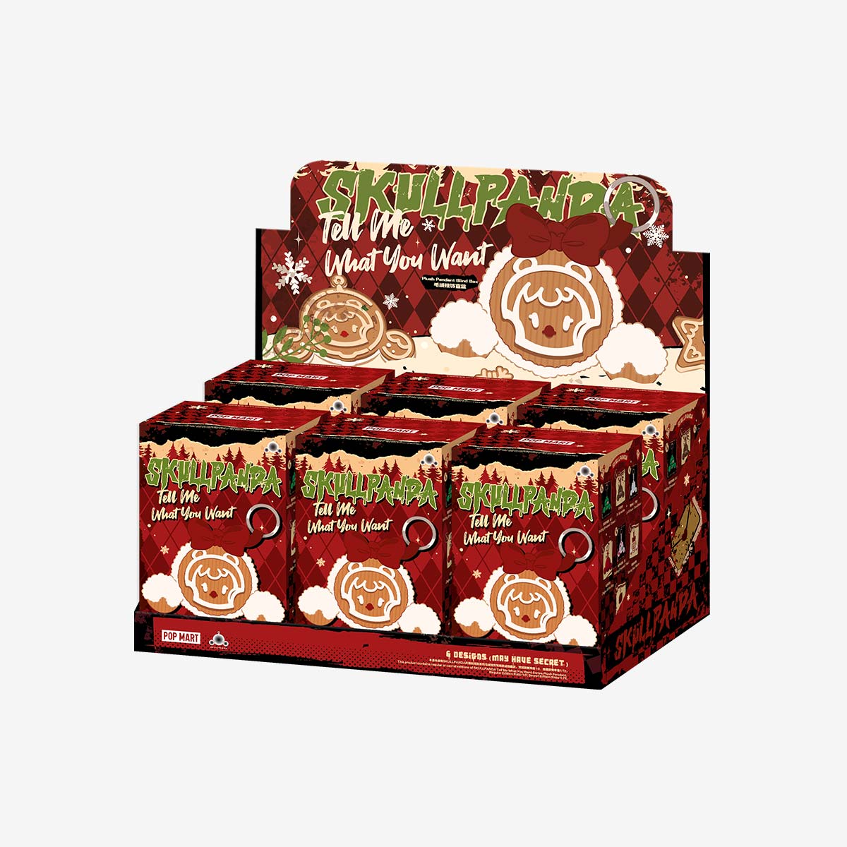 POP MART SKULLPANDA Tell Me What You Want Series Plush Pendant [1 Blind Box] - Fugitive Toys