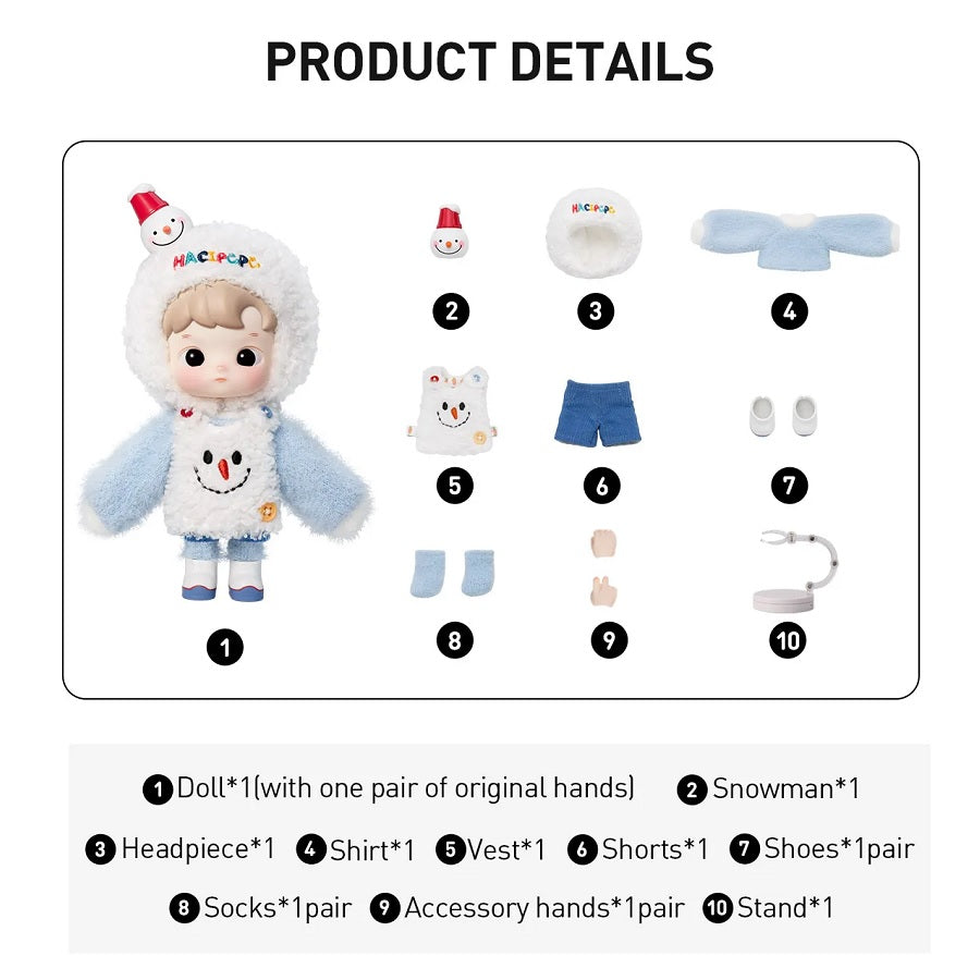 POP MART HACIPUPU Snowman is Coming Action Figure - Fugitive Toys