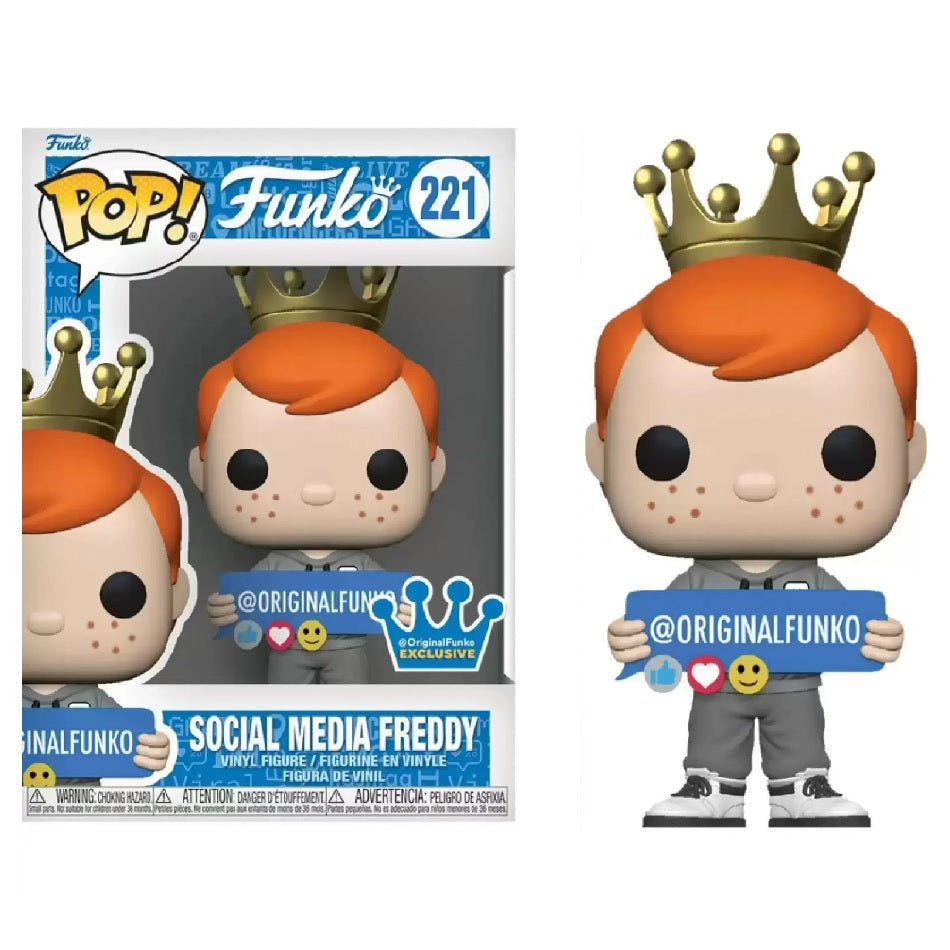 Freddy Funko Pop! Vinyl Figure Social Media Freddy [@OriginalFunko Exclusive] [221] - Fugitive Toys