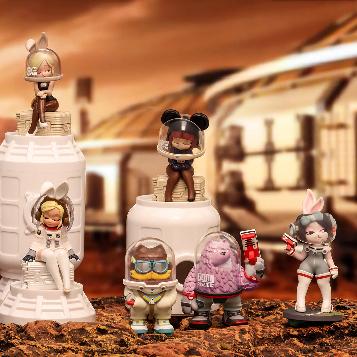 POP MART COOLABO Space Hood Series [1 Blind Box] - Fugitive Toys