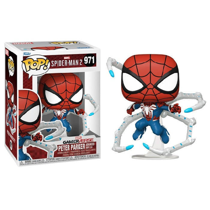 Marvel GamerVerse Spider-Man 2 Pop! Vinyl Figure Peter Parker [Advanced Suit 2.0] [971] - Fugitive Toys