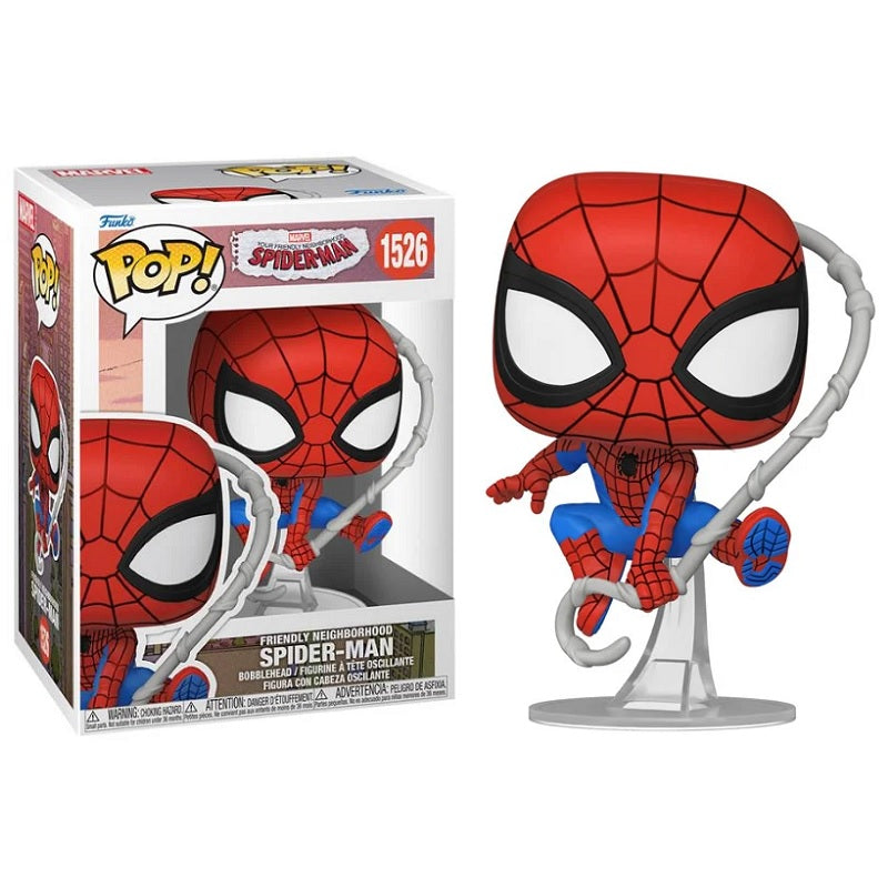 Marvel Your Friendly Neighborhood Spider-man Pop! Vinyl Figure Spider-Man [1526] - Fugitive Toys