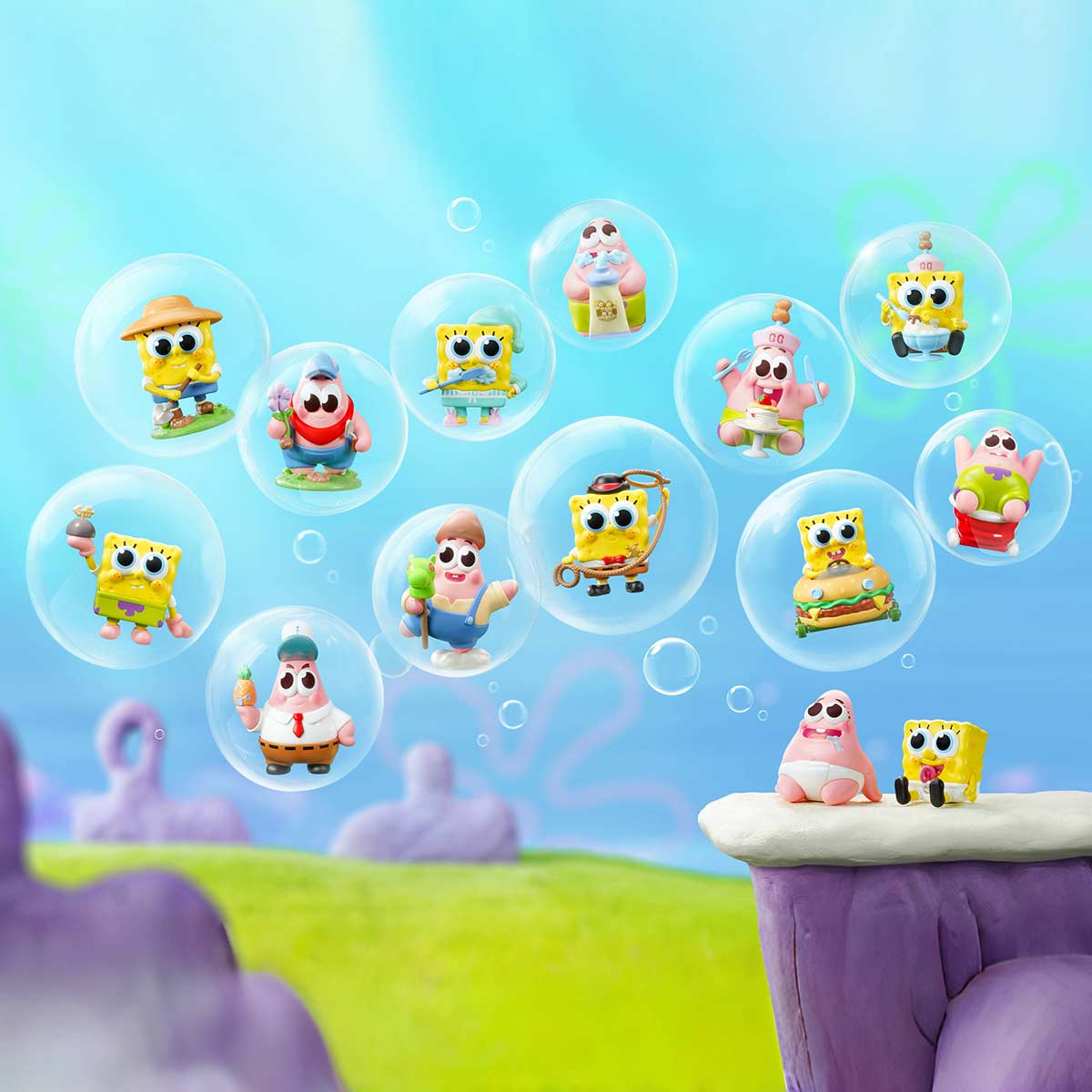 POP MART SpongeBob Best Friends Series Figures [1 Sealed Case] - Fugitive Toys