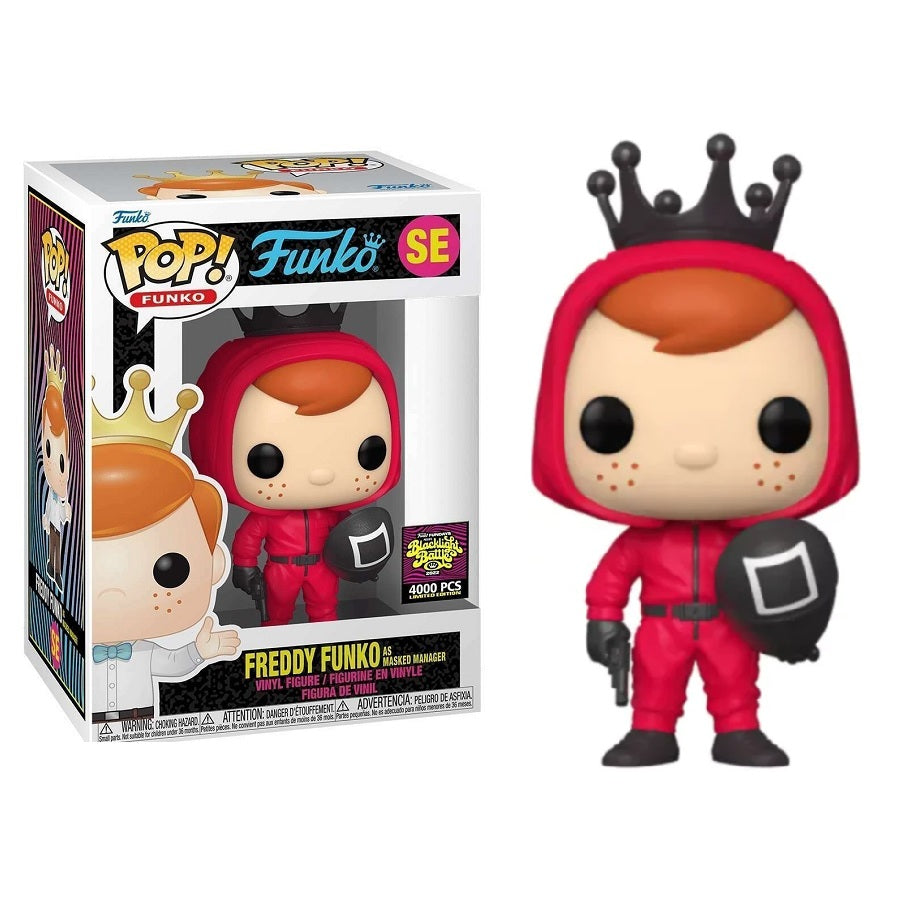 Freddy Funko Pop! Vinyl Figure Masked Manager [Squid Game] [Fundays 2022 Blacklight Battle] [SE] - Fugitive Toys
