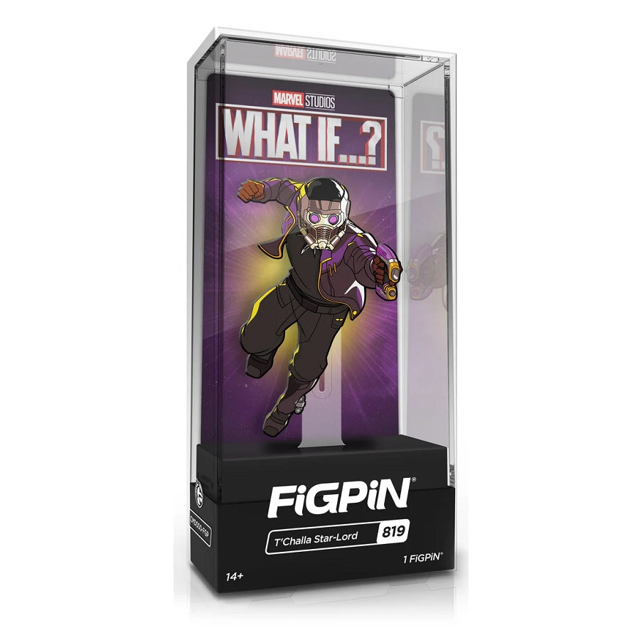 Marvel What If: FiGPiN Enamel Pin T'Challa Star-Lord [819] - Fugitive Toys