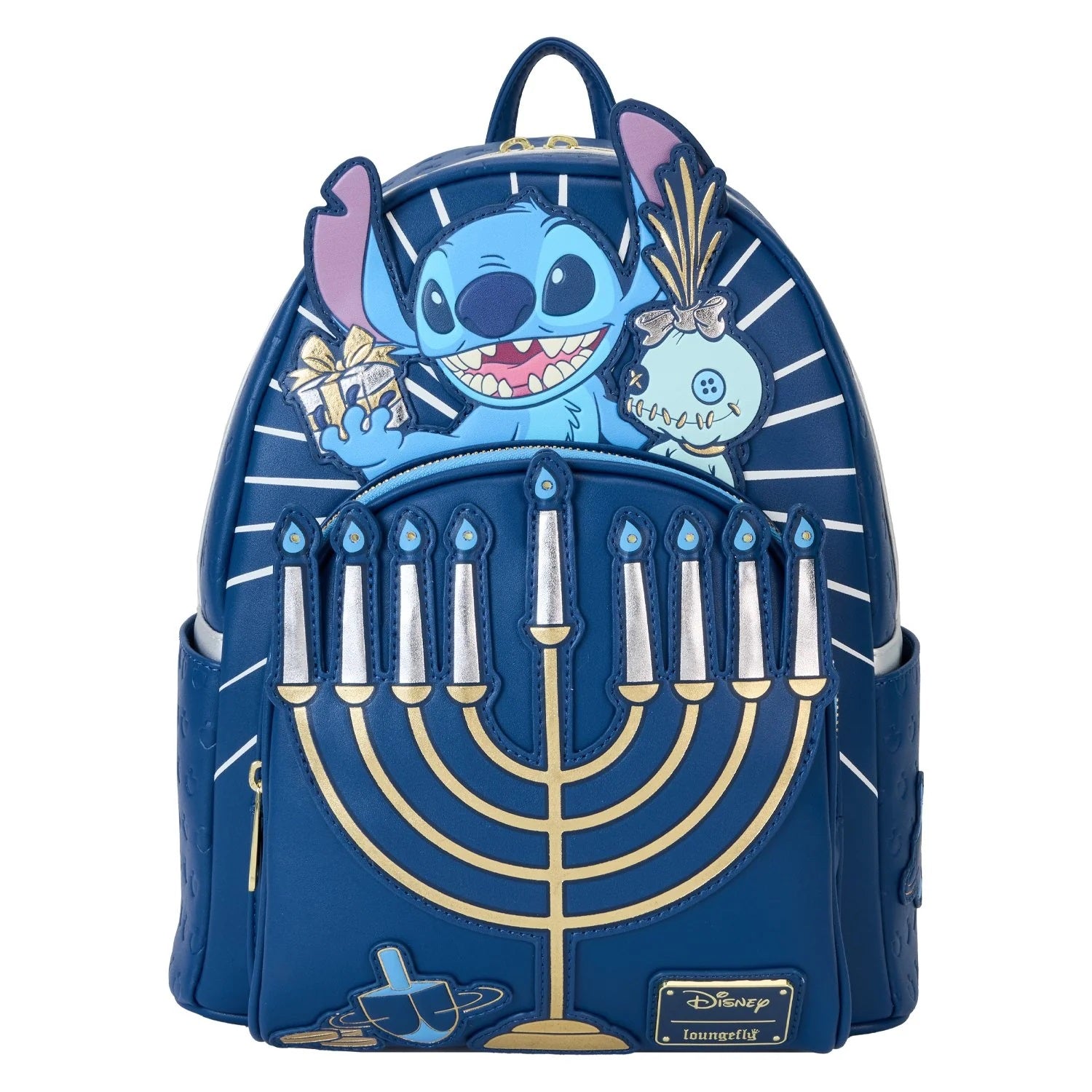 Loungefly x Disney Stitch Hanukkah Menorah Light Up Mini Backpack - Fugitive Toys