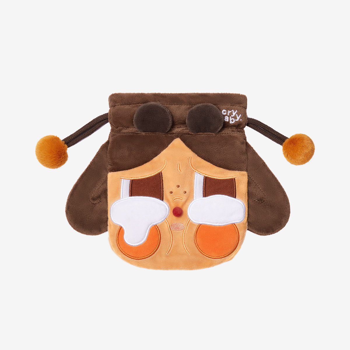 POP MART CRYBABY Crying Again Series-Storage Bag - Brown - Fugitive Toys