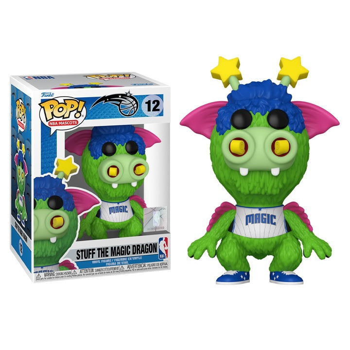 NBA Mascots Pop! Vinyl Figure Stuff the Magic Dragon [Orlando Magic] [12] - Fugitive Toys