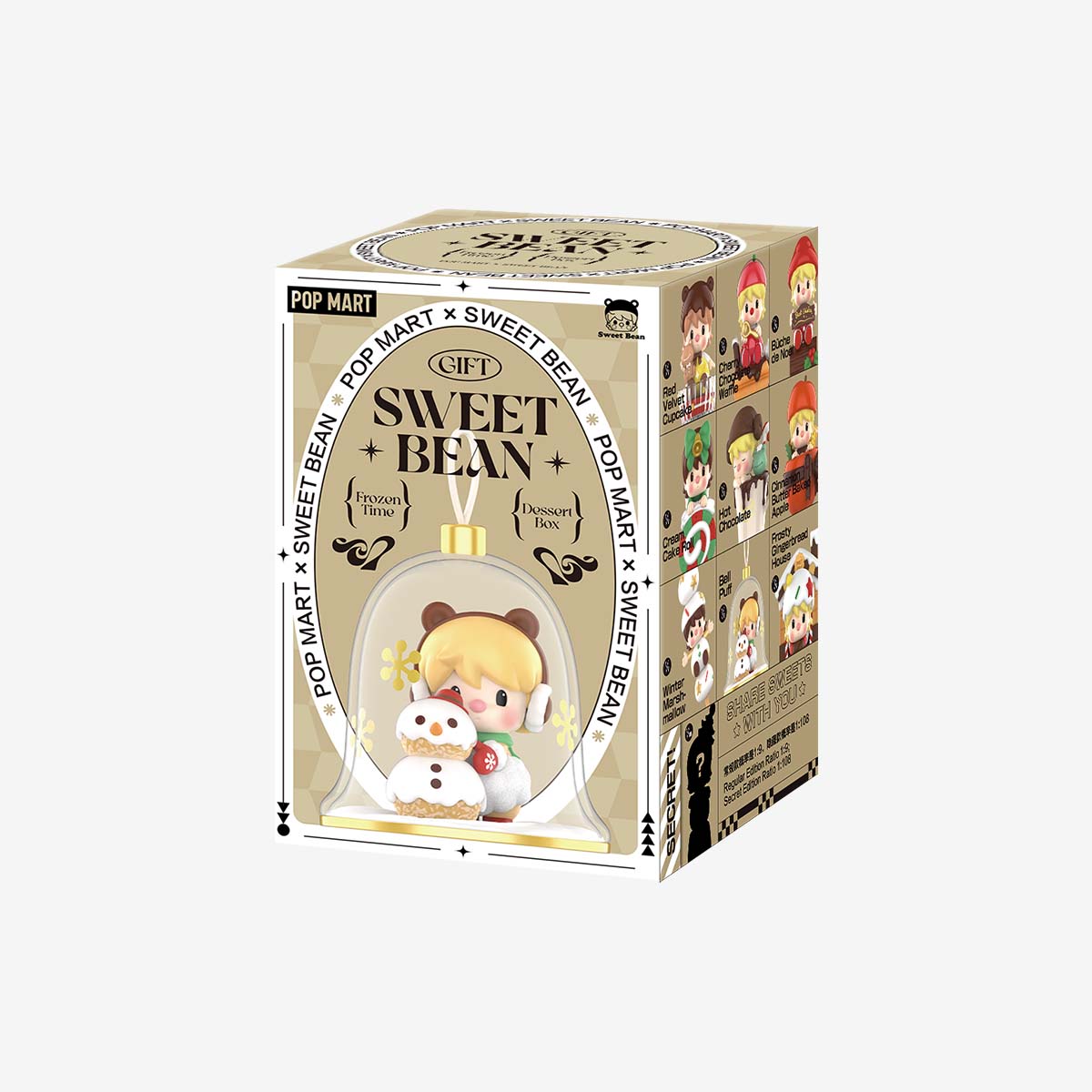 POP MART Sweet Bean Frozen Time Dessert Box Series Figures [1 Blind Box] - Fugitive Toys