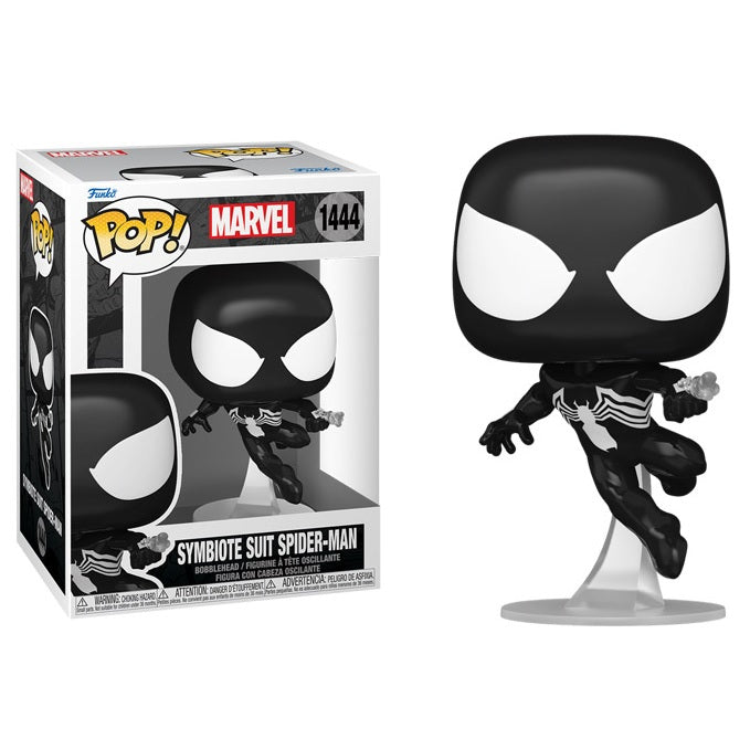 Marvel Pop! Vinyl Figure Symbiote Suit Spider-man [1444] - Fugitive Toys
