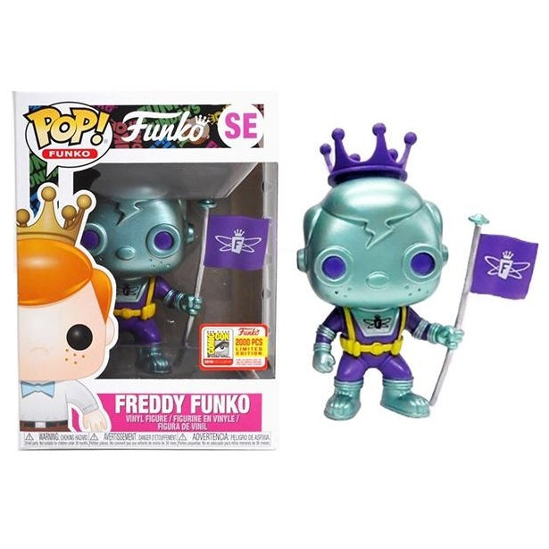 Freddy Funko Pop! Vinyl Figure Space Robot Teal & Purple (LE2000) [SE] - Fugitive Toys