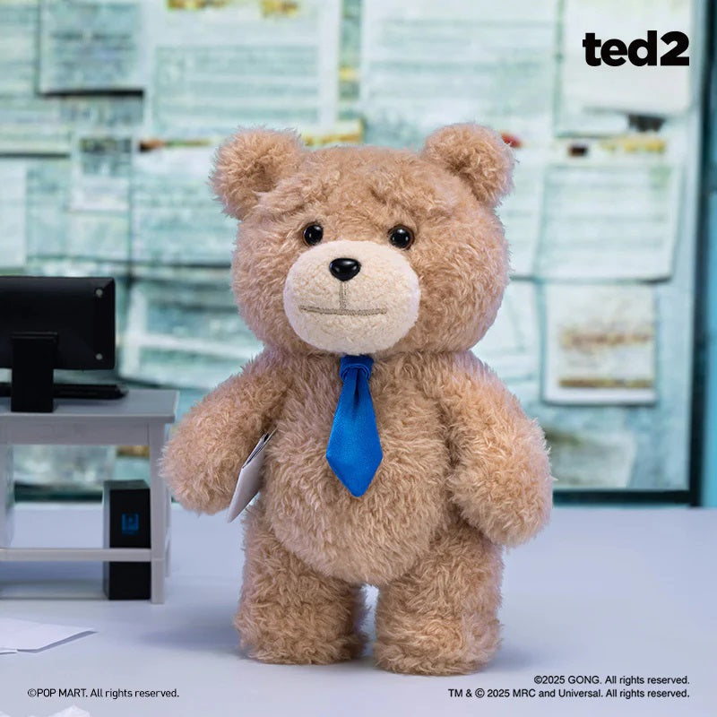 POP MART ted 2 Teddy Bear Action Plush Pendant [1 Blind Box] - Fugitive Toys