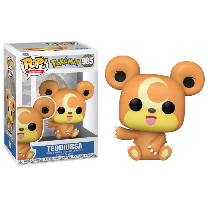 Pokemon Pop! Vinyl Figure Teddiursa [985] - Fugitive Toys