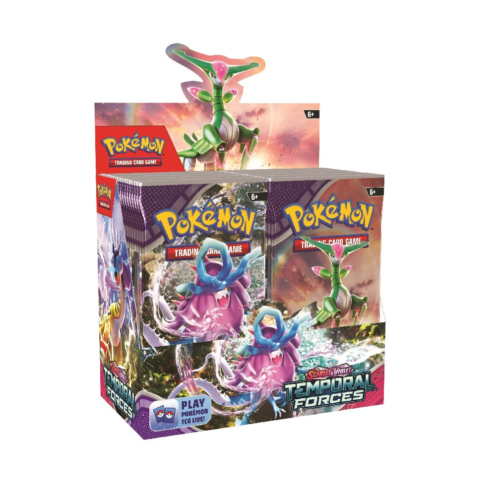 Pokemon Trading Card Game Scarlet & Violet Temporal Forces Booster Box - Fugitive Toys