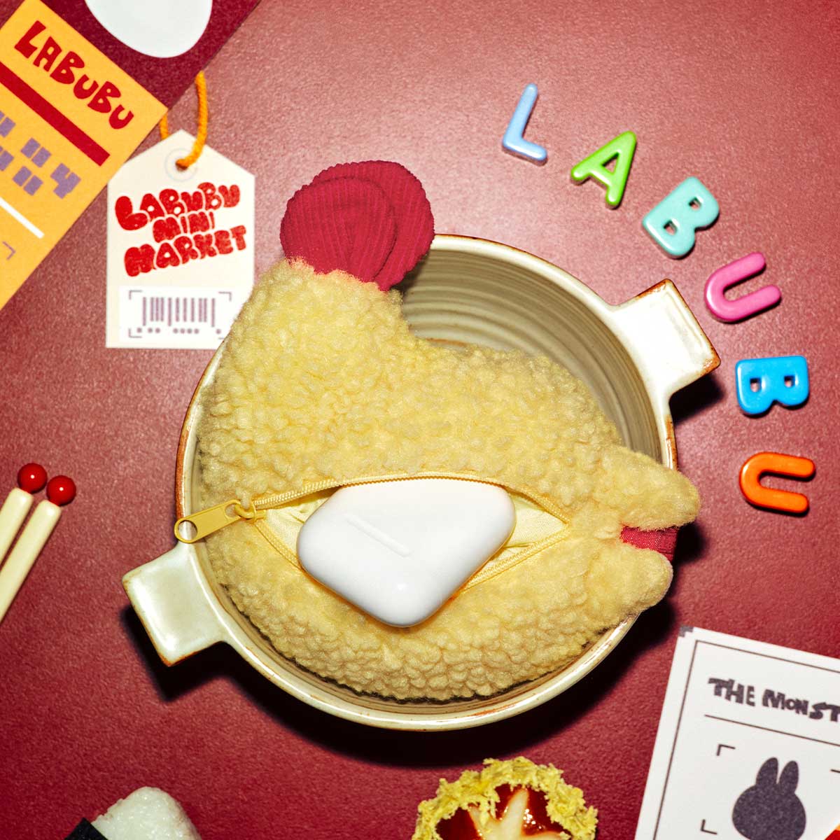 POP MART THE MONSTERS Labubu Wacky Mart Series-Earphone Case - Fugitive Toys