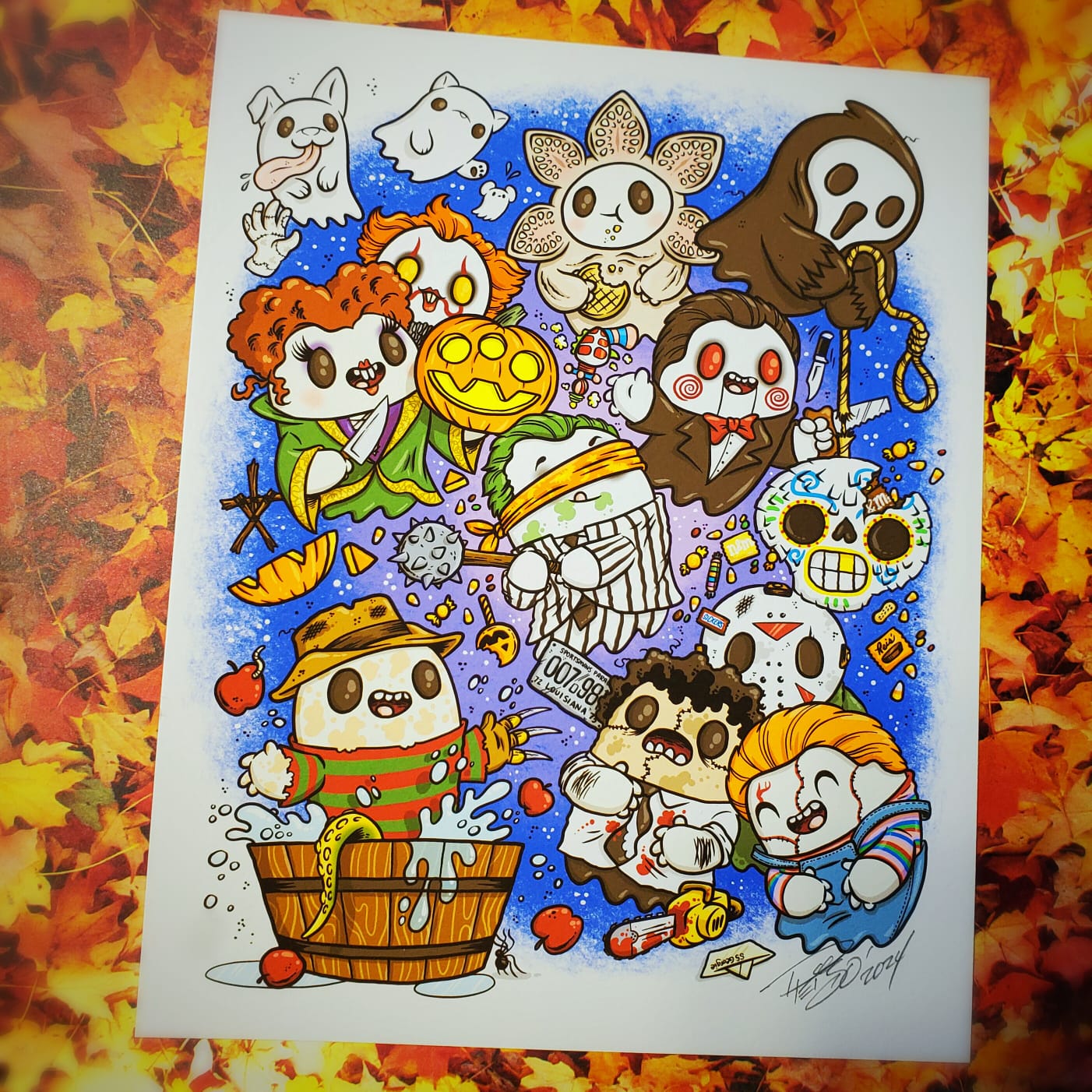 TG Soul Mates (Halloween Horror Hullabaloo) Print NYCC Exclusive [LE 100] - Fugitive Toys