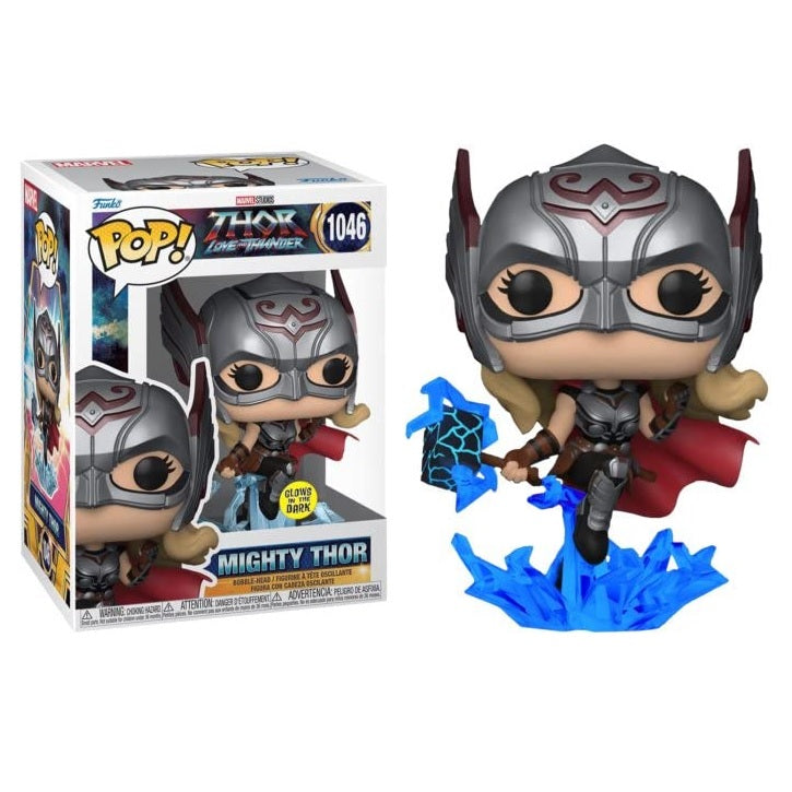 Thor Love and Thunder Pop! Vinyl Figure Mighty Thor [Action Pose] [GITD] [SE] [1046] - Fugitive Toys