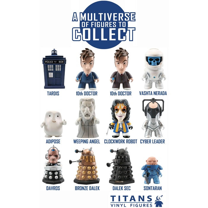 Titans Doctor Who Vinyl Figures Series 2 [The 10th Doctor Series] (Case of 20) - Fugitive Toys