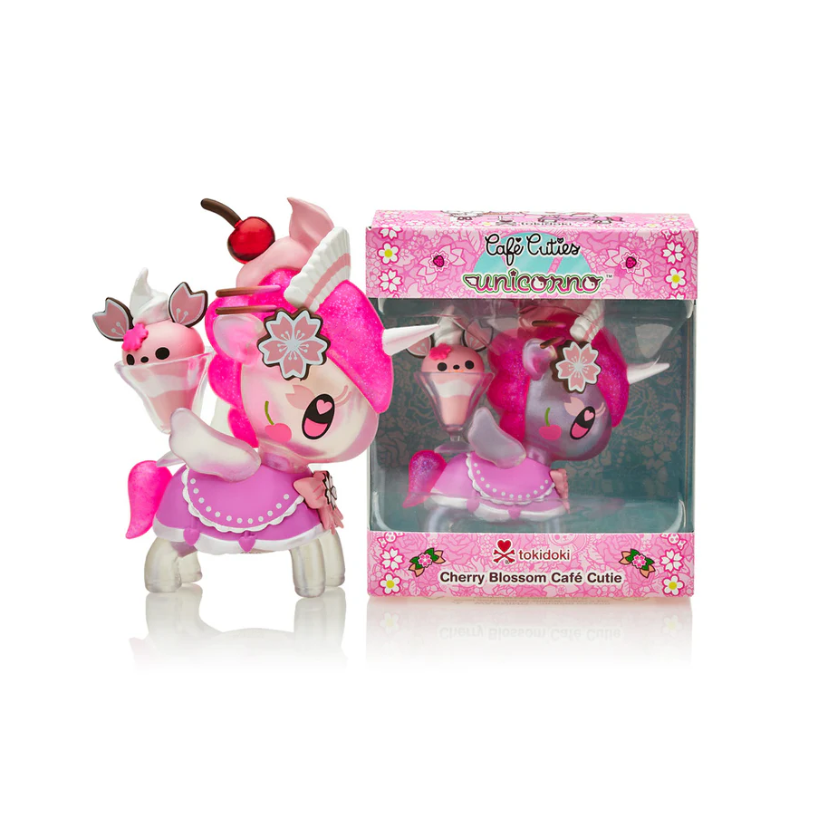 Tokidoki Cafe Cuties Unicorno Cherry Blossom Figure (Special Edition) - Fugitive Toys