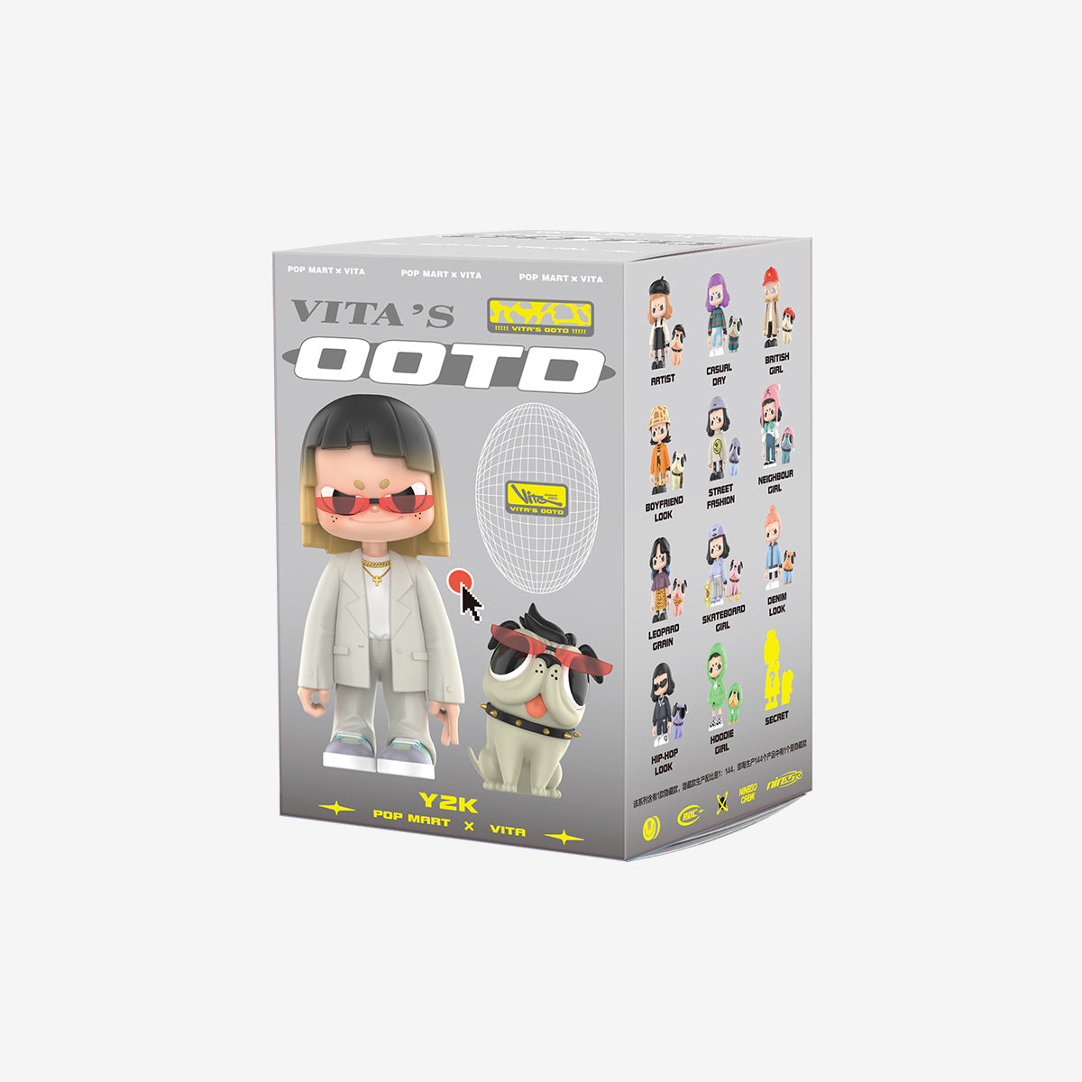 POP MART VITA Daily Wear Collection Series [1 Blind Box] - Fugitive Toys